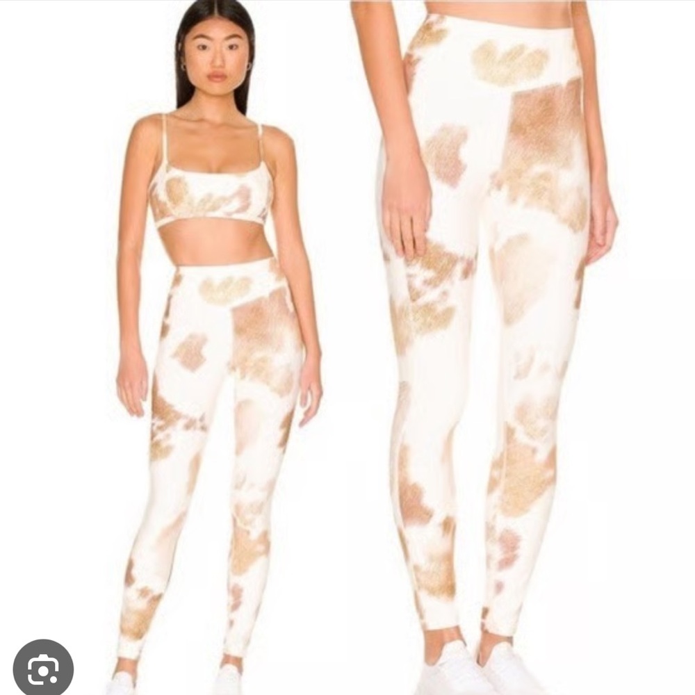 WeWoreWhat Cow Print Activewear Set